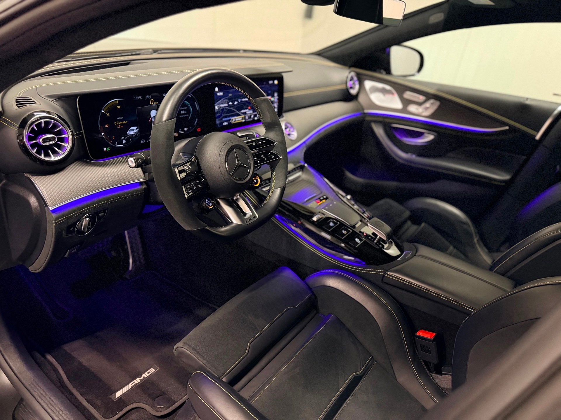 Mercedes-Benz AMG GT 4-Door Coupe AMG 63 S E Performance Pre, Auto's, Dealer onderhouden, Gebruikt, Adaptive Cruise Control, 4 stoelen