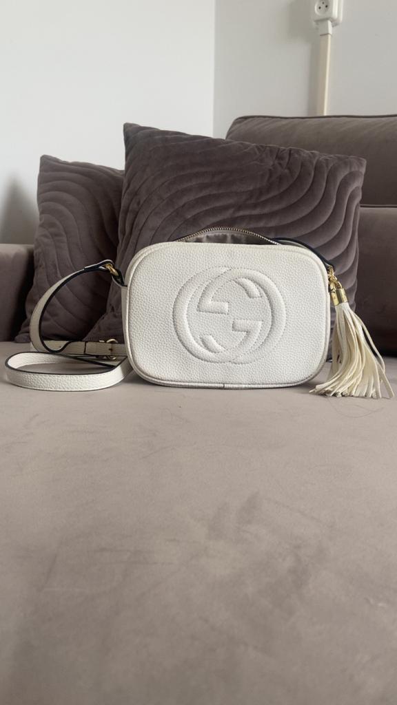 Gucci crossbody tas, Verzenden, Zo goed als nieuw, Wit, Overige merken