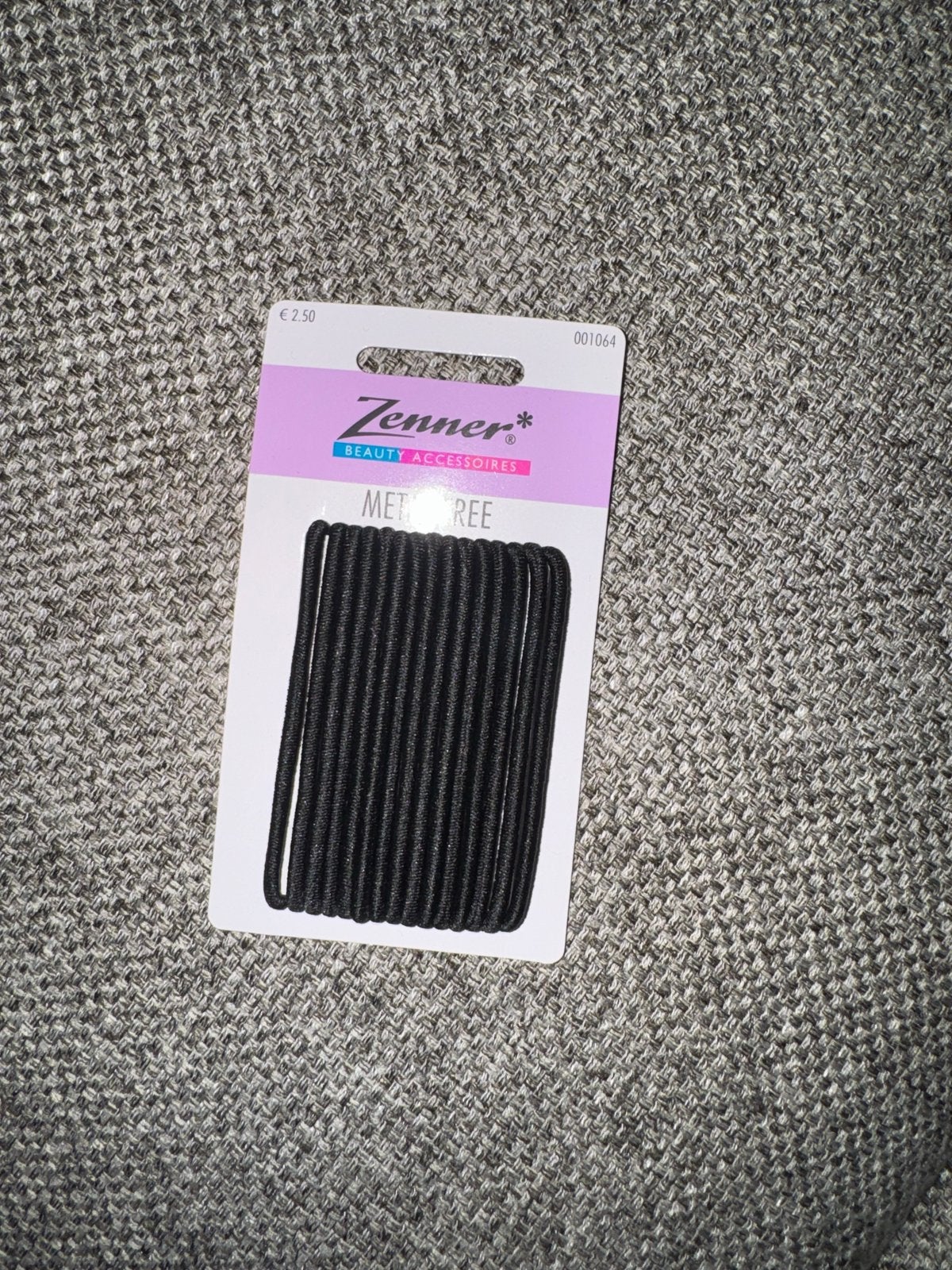Zenner Haarelastiekjes Zwart - 15 stuks, Ophalen of Verzenden, Nieuw, Overige typen