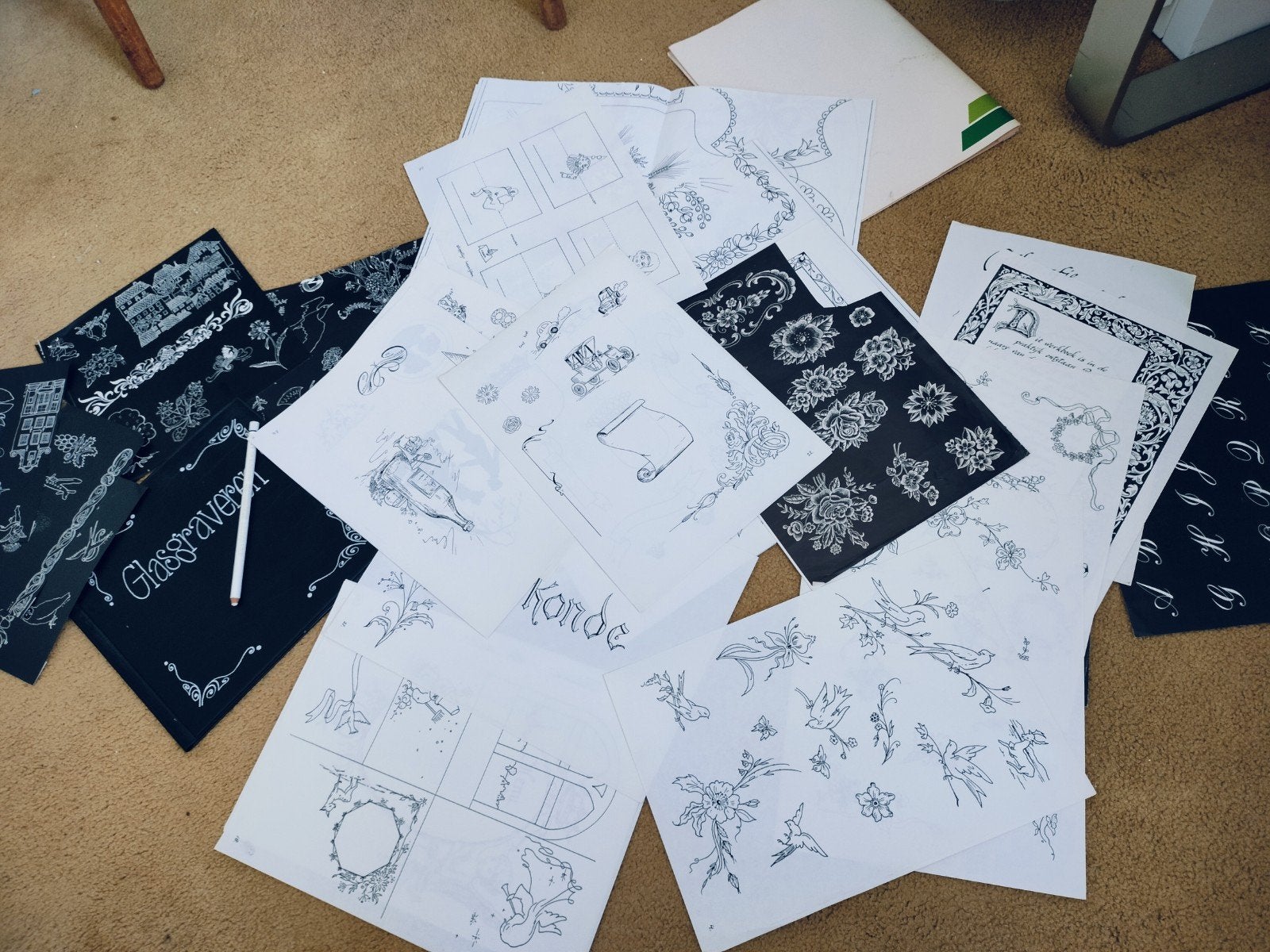 glas graveren voorbeelden en signierstift, Ophalen of Verzenden