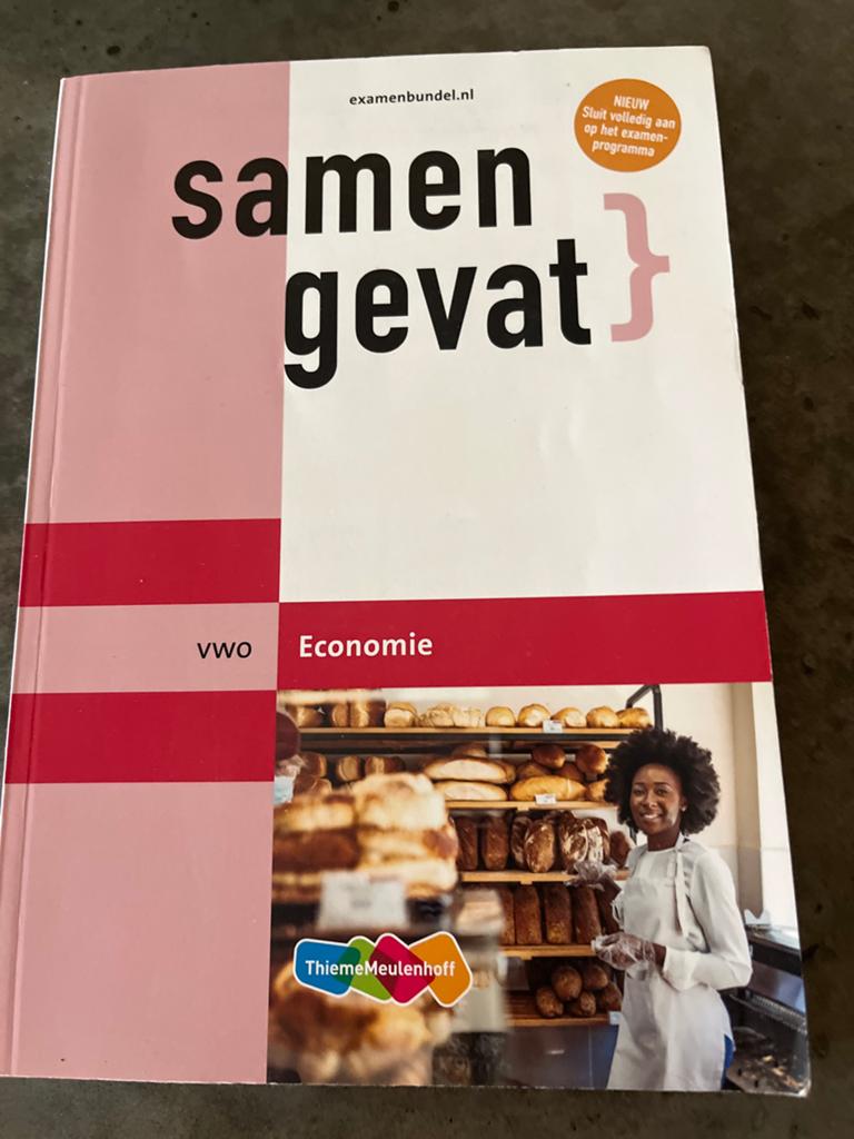 Samengevat VWO Economie - Examenbundel ThiemeMeulenhoff, Ophalen of Verzenden, Gamma, Zo goed als nieuw, WO