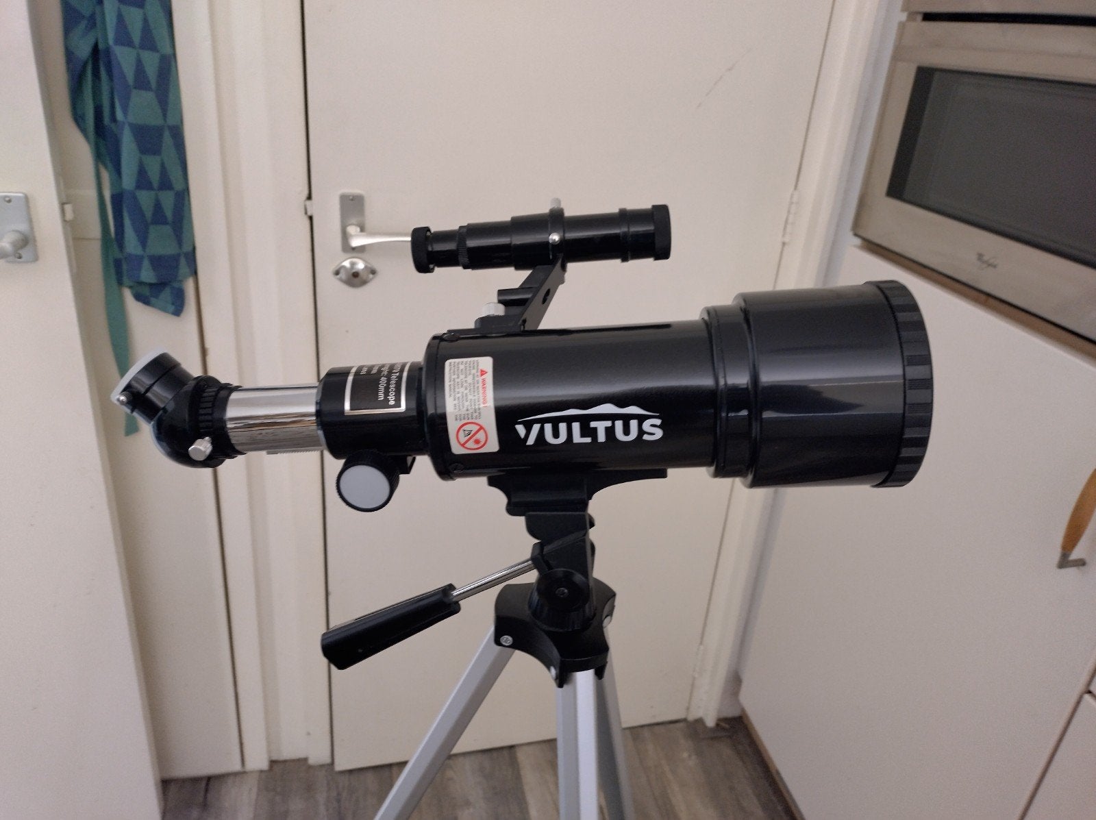 Vultus Lunus 400/70 Telescoop met Statief en Accessoires, Lenzentelescoop (refractor), Met statief, Ophalen of Verzenden, Zo goed als nieuw