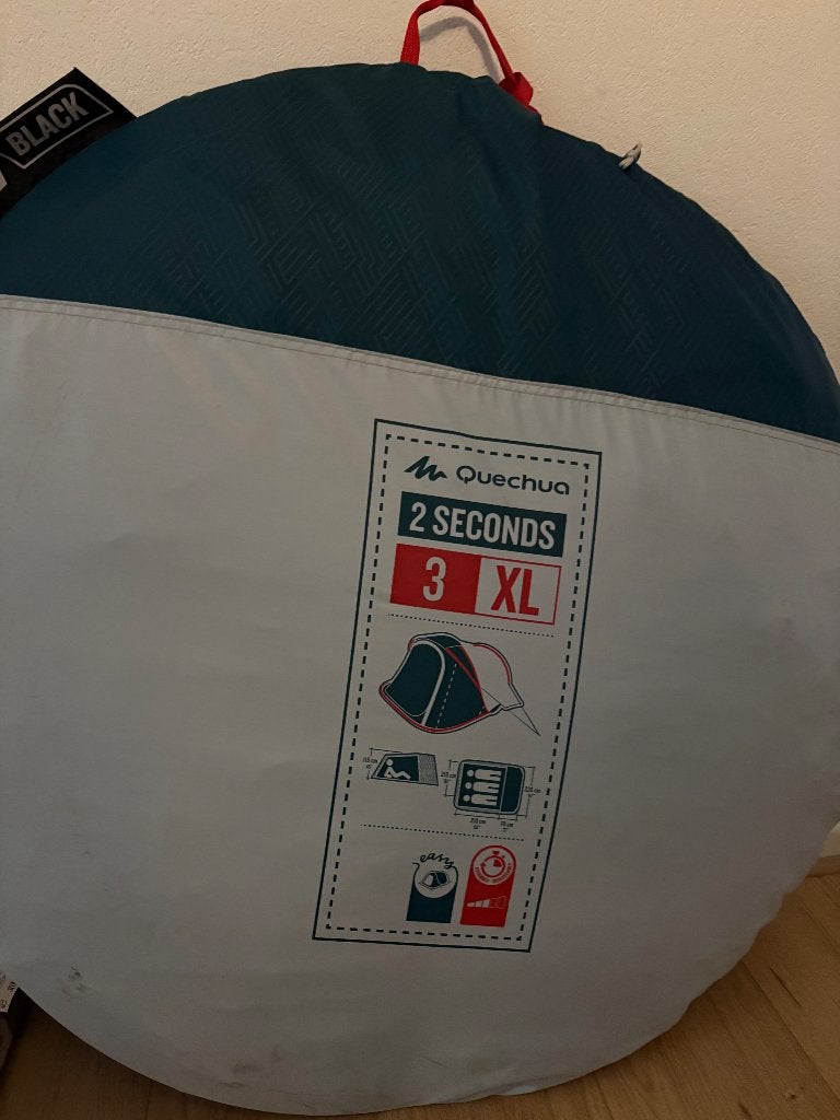 Quechua 3 persoons tentje Fresh and black, Caravans en Kamperen, Tenten, Ophalen, Zo goed als nieuw, Tot en met 3