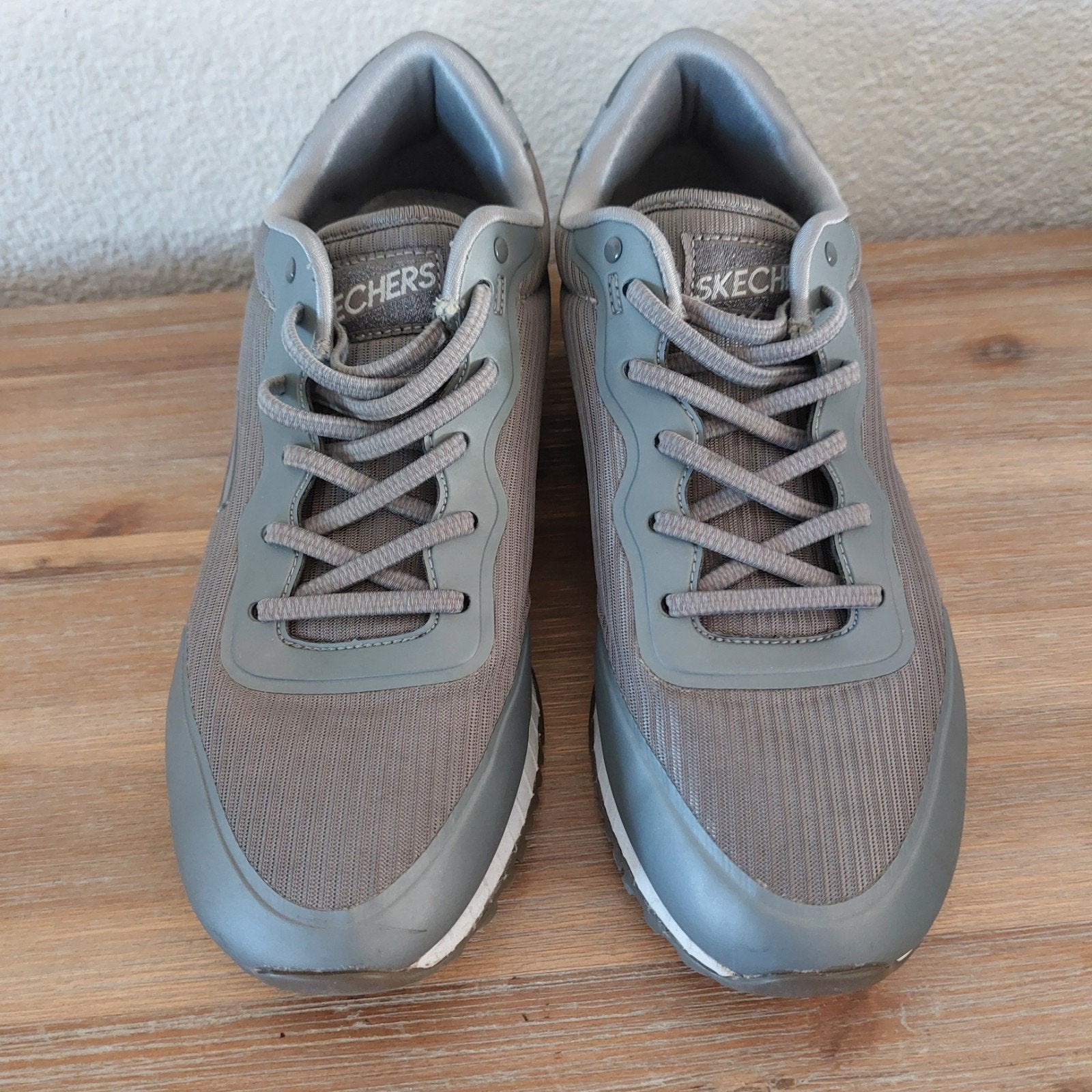 Grijze/Zilveren Skechers maat 38, Skechers, Ophalen of Verzenden, Grijs, Sneakers of Gympen