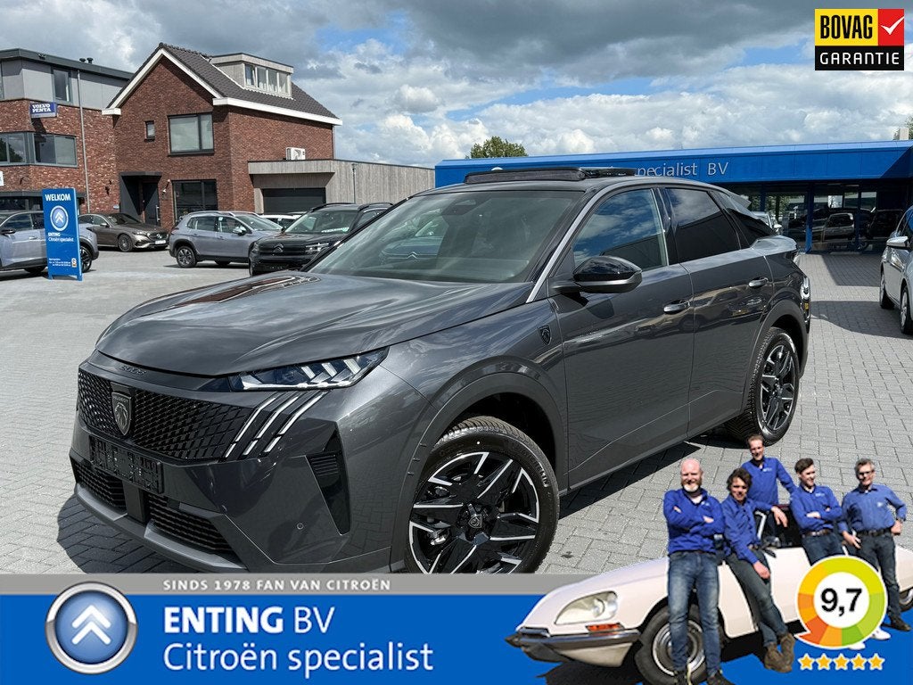 Peugeot 3008 1.2 Hybrid 145 GT SCHUIFDAK HIFI FOCAL ELECTRA, Auto's, Peugeot, 145 pk, 1199 cc, Leder en Stof, Hybride Elektrisch/Benzine