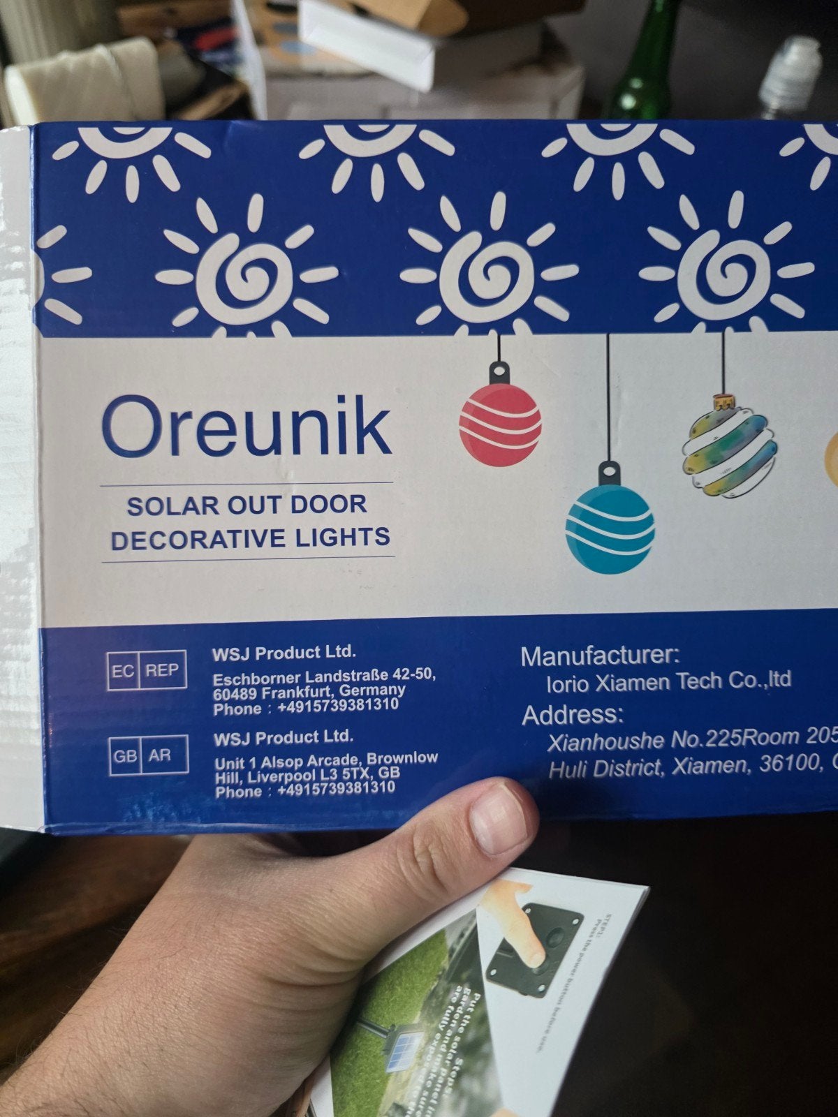 Oreunik Solar LED - Buitenlamp, Zonne-energie, Kunststof, Minder dan 50 watt, Overige typen