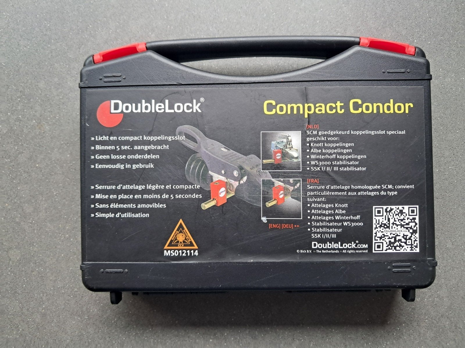 DoubleLock - Compact Condor in koffer, Caravans en Kamperen, Ophalen of Verzenden, Zo goed als nieuw