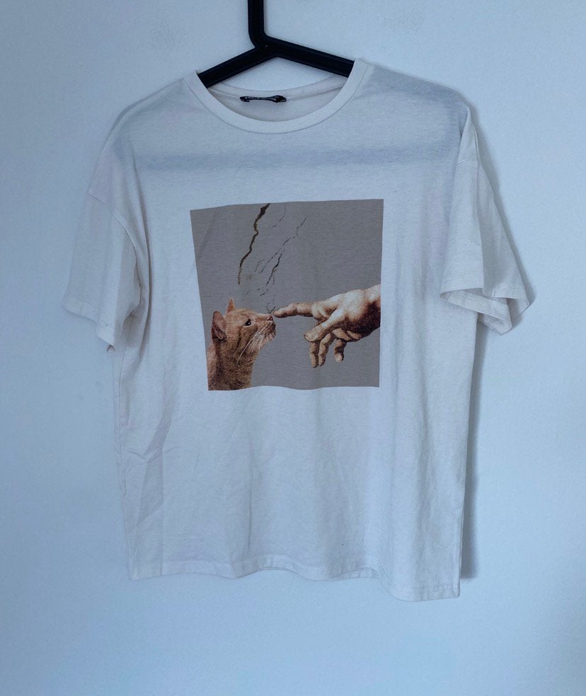 Dames shirt kat. Xs, Verzenden, Wit, Zo goed als nieuw, Korte mouw