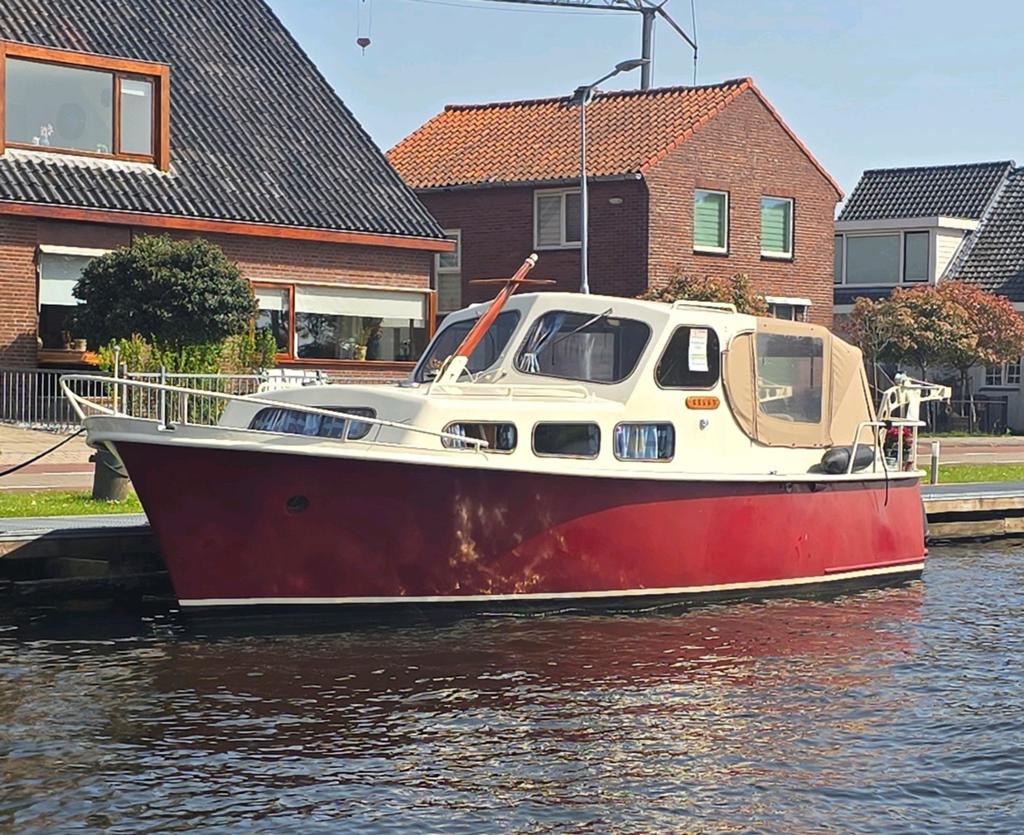 Kaagkruiser van C.a. 1960 - Staal - Uniek schip!, Ophalen of Verzenden, Staal, Walstroom