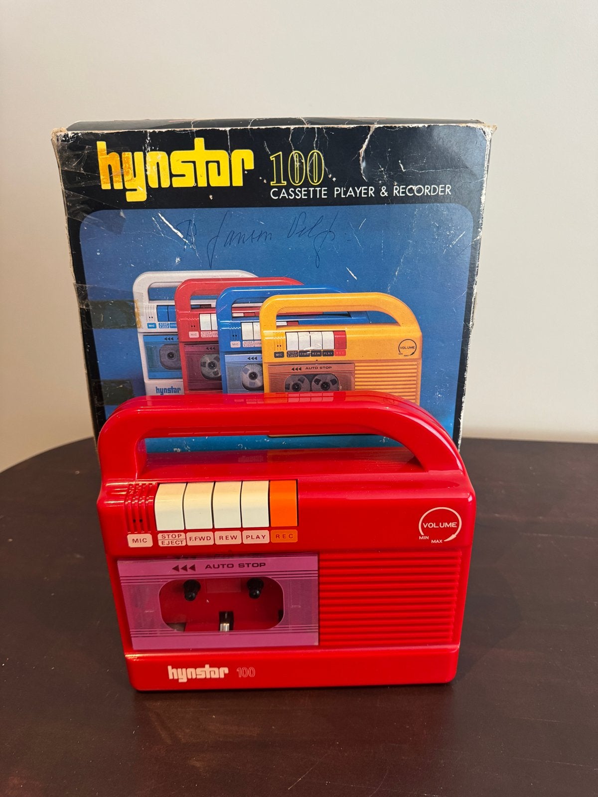 Hynstar 100 Cassette Player & Recorder in doos, Ophalen of Verzenden