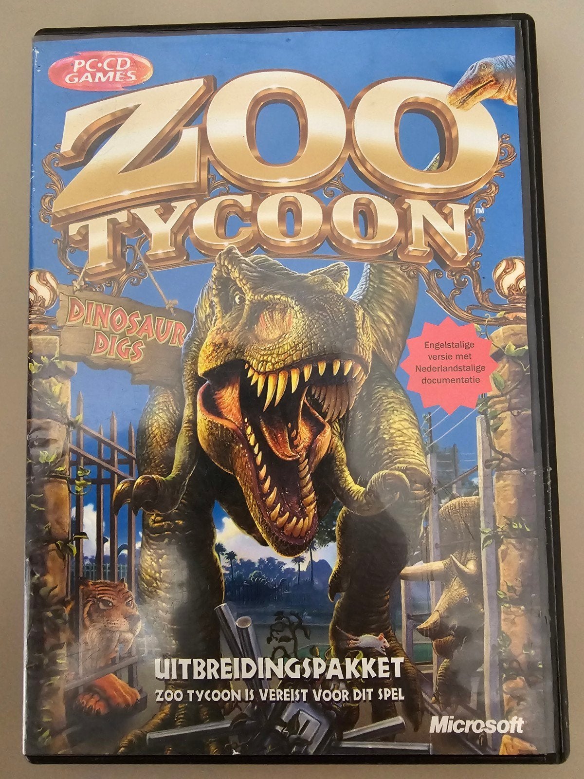 Pc game Zoo Tycoon dinosaur digs, 1 speler, Ophalen of Verzenden, Zo goed als nieuw, Vanaf 3 jaar