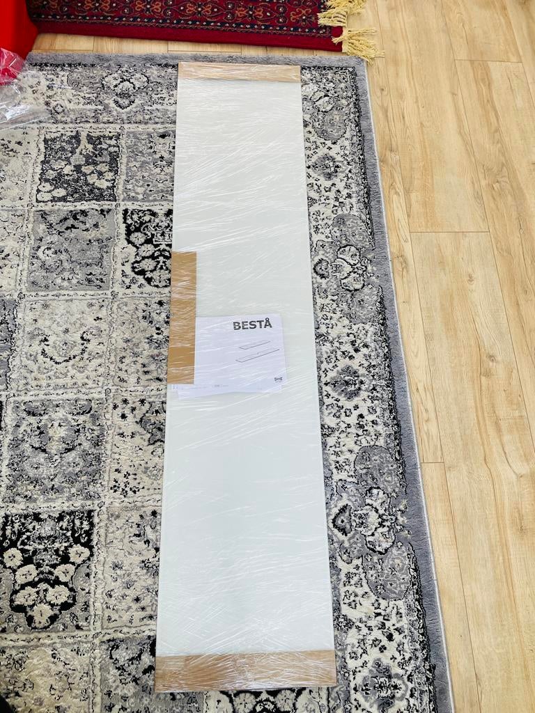 IKEA BESTÅ bovenblad, wit hoogglans, 180 * 42 cm, Ophalen, Overige materialen, 50 tot 100 cm, Zo goed als nieuw