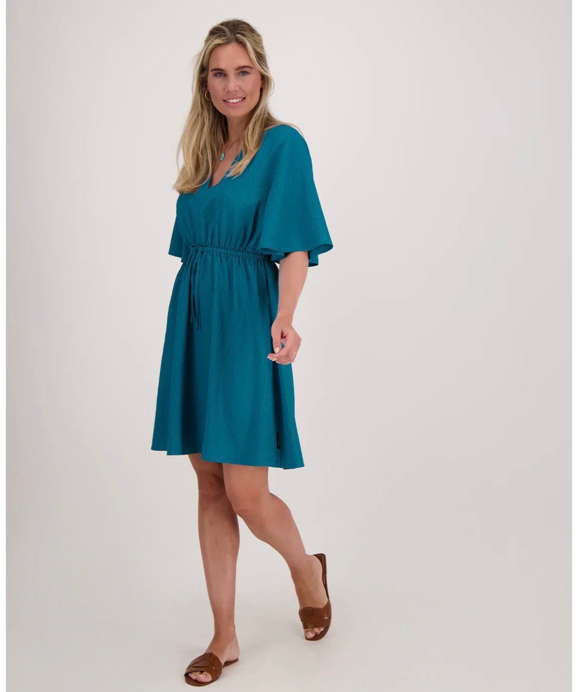 Zomerjurkje Je m’appelle Robe Luna petrol blauw, Kleding | Dames, Blauw, Maat 42/44 (L), Nieuw, Ophalen of Verzenden