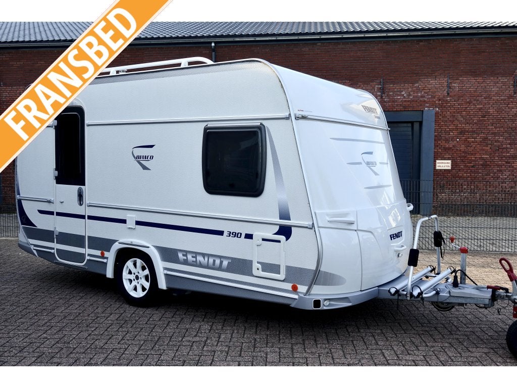 Fendt Bianco 390 FH 2011 Voortent Mover Fietsrek 1300 KG, Caravans en Kamperen, Dwarsbed, Bedrijf, Treinzit, 750 - 1000 kg