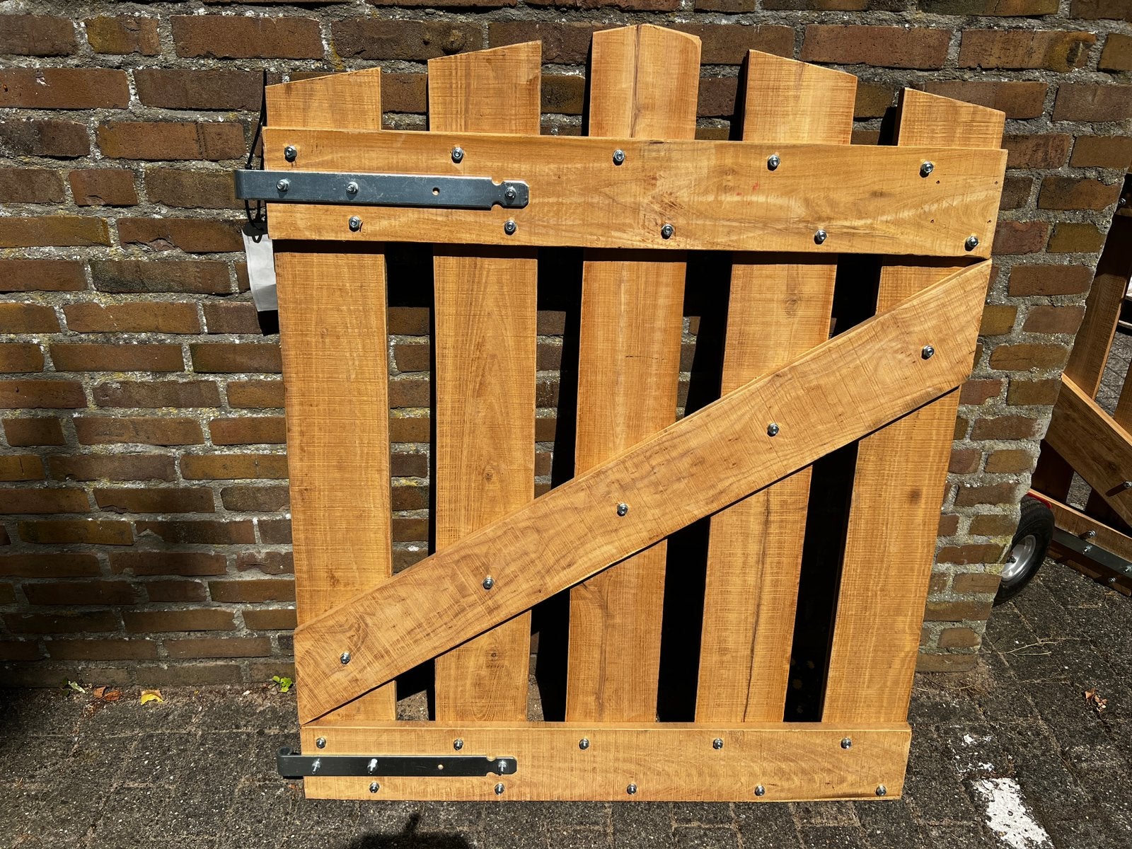 Houten tuinpoort Robinia – 100 x 115 cm –afgeschuind tuinhek, Ophalen, Nieuw, Noordhuismichael@gmail.com, Hout