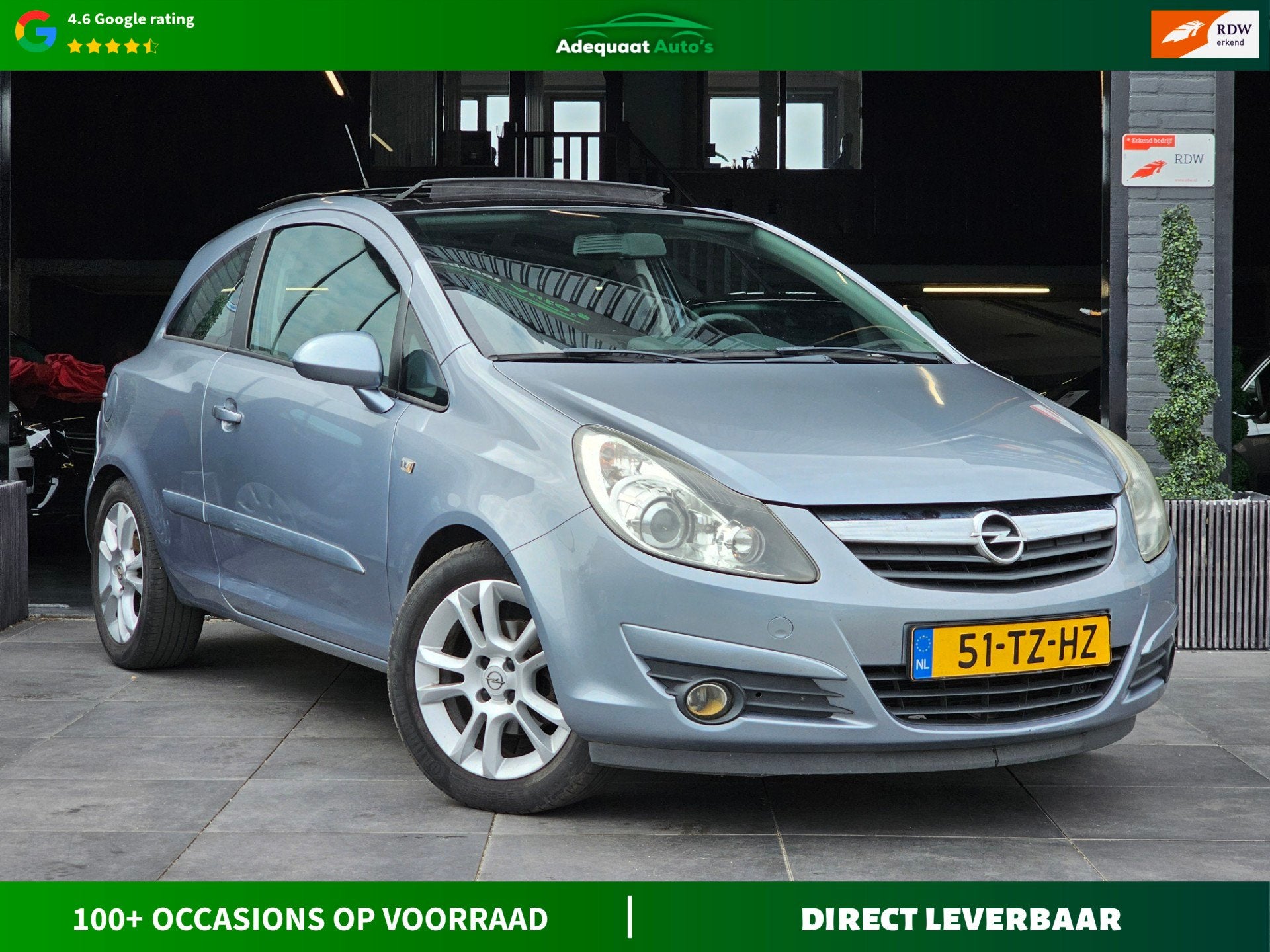 Opel Corsa 1.4-16V Sport|PANO|Ingebouwde Fietsendrager|Airco, Auto's, Opel, Voorwielaandrijving, Stof, Gebruikt, Huisgarantie