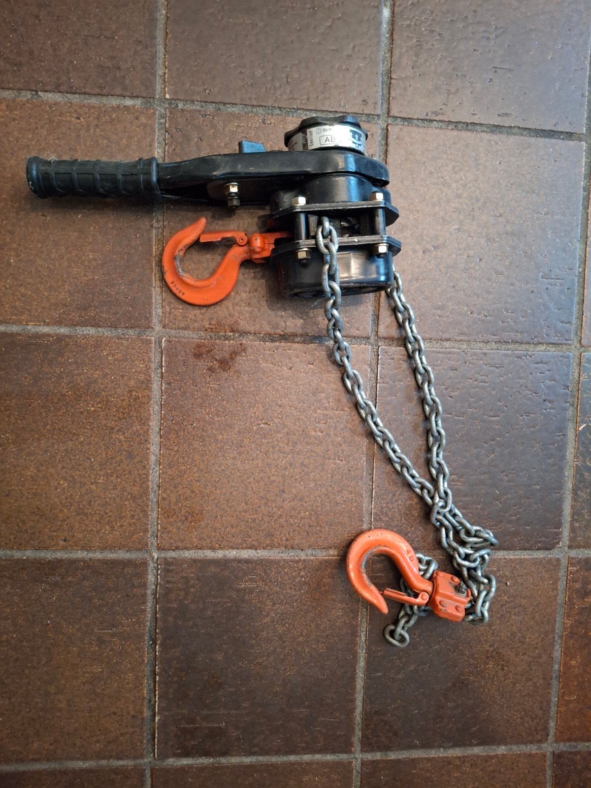 Hand ketting takel 800kg, Ophalen of Verzenden, Gebruikt