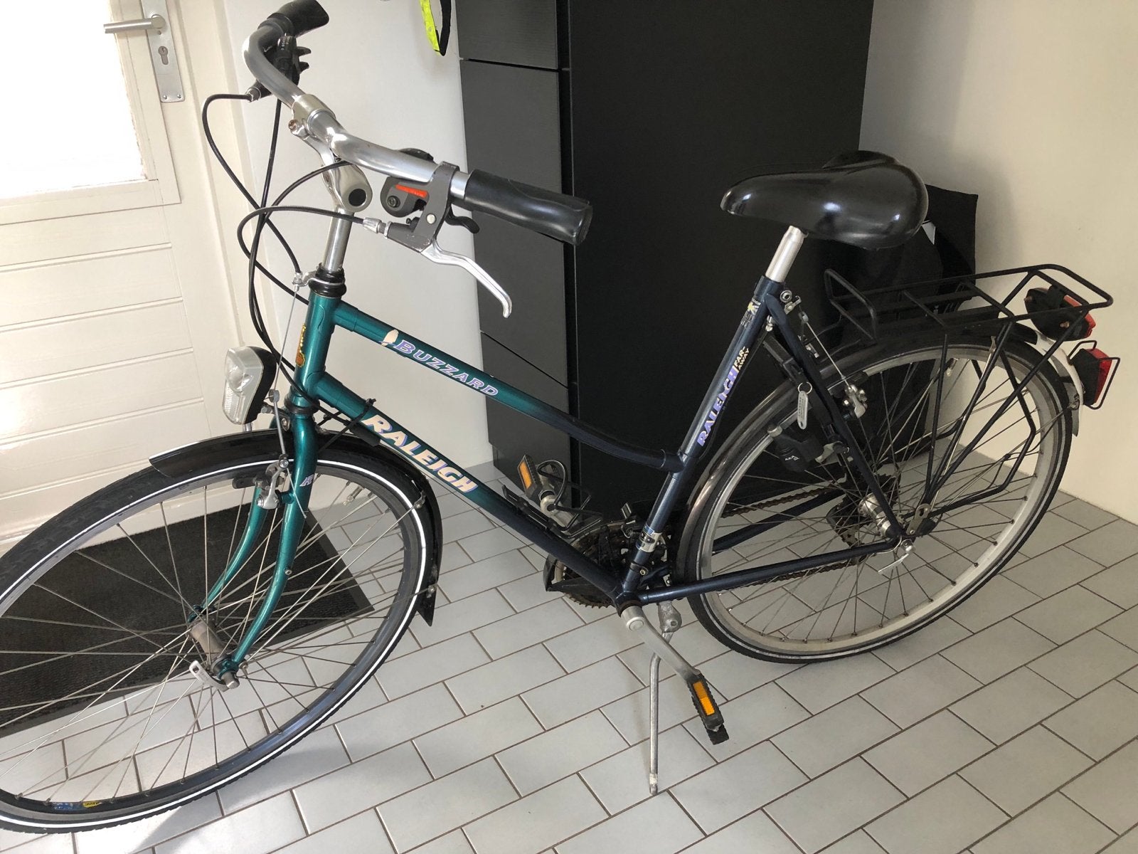 Raleigh Buzzard Damesfiets jaren 80, Fietsen en Brommers, Velgrem, Versnellingen, Ophalen, Overige merken