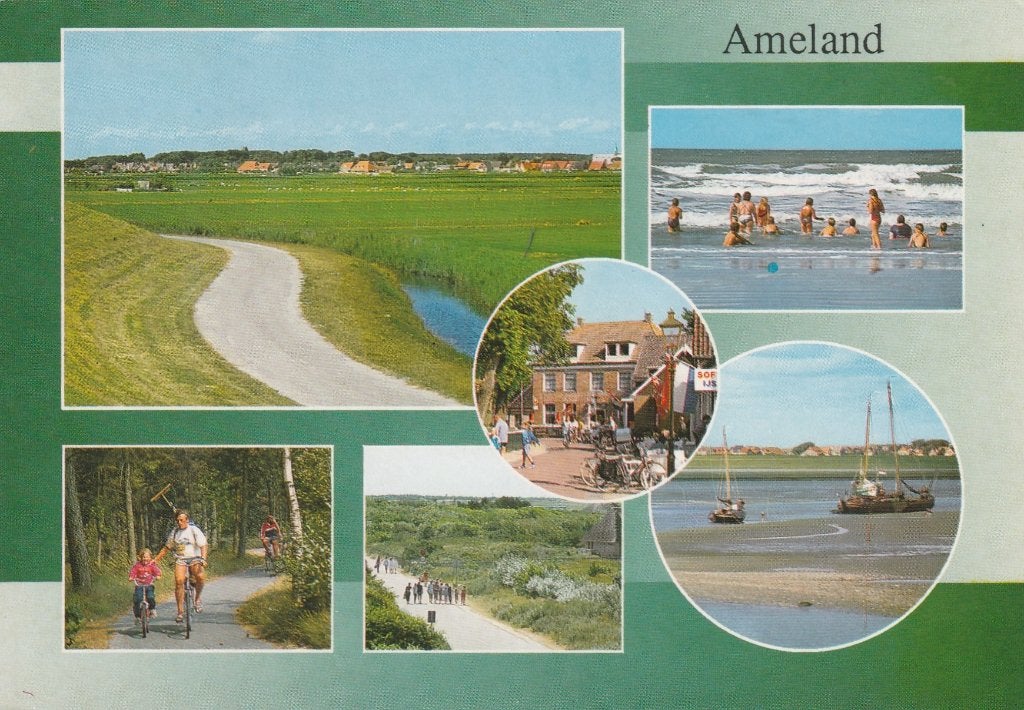 AMELAND Dijk Branding Wad, Verzenden, 1980 tot heden, Gelopen, Waddeneilanden