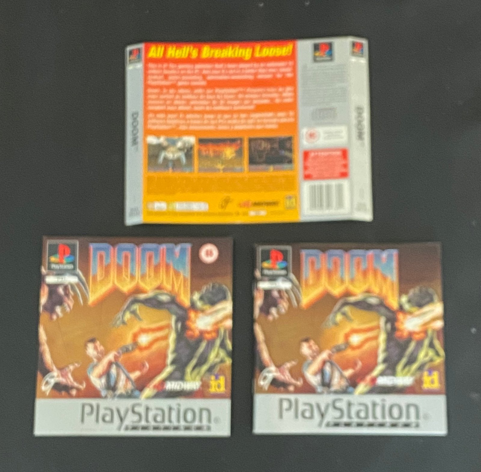 DOOM PlayStation 1 (PS1) - Losse boekjes + inlay PAL, Spelcomputers en Games, Shooter, 1 speler, Ophalen of Verzenden, Zo goed als nieuw