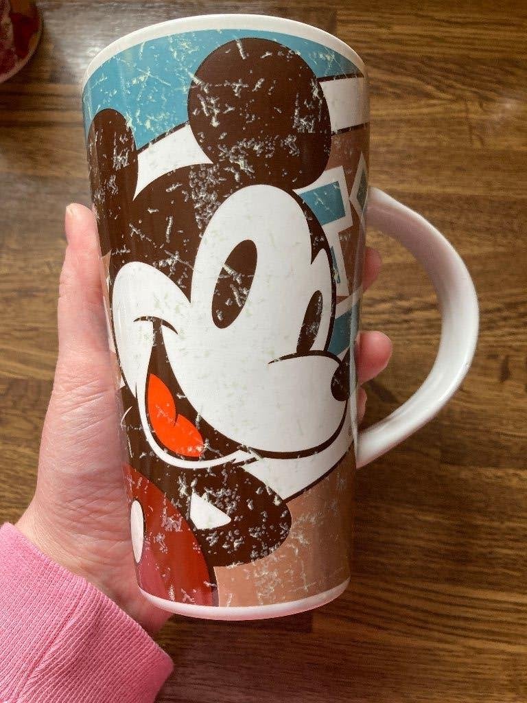 Leuke mok Mickey Mouse ( Disney ) # 2, Verzamelen, Disney, Zo goed als nieuw, Servies, Mickey Mouse, Ophalen of Verzenden