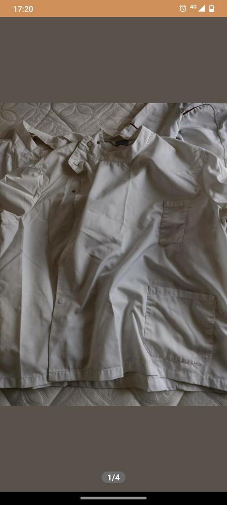 Heren jasjes kok/zorg/uniform/ tands maat XL, Ophalen of Verzenden, Zo goed als nieuw, Halswijdte 43/44 (XL)