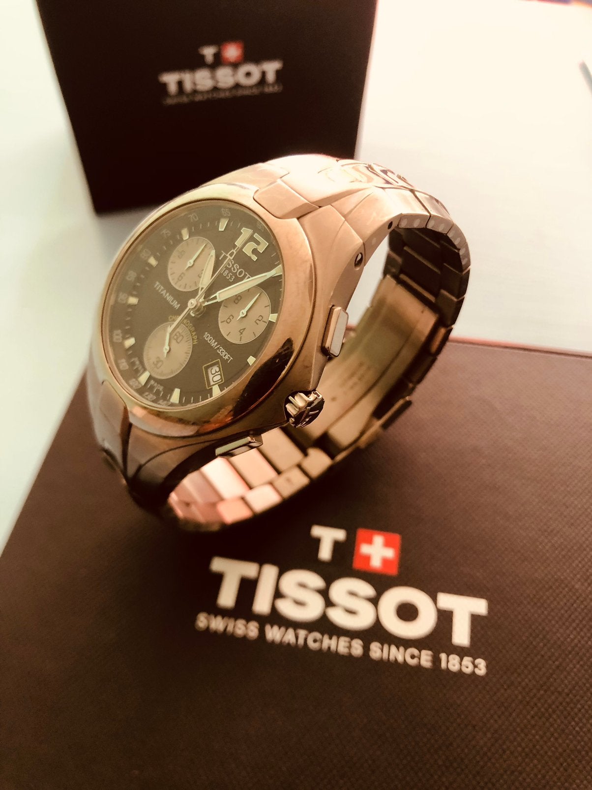 Tissot T775 TITANIUM (limited edition), Overige materialen, Gebruikt, Polshorloge, Overige materialen