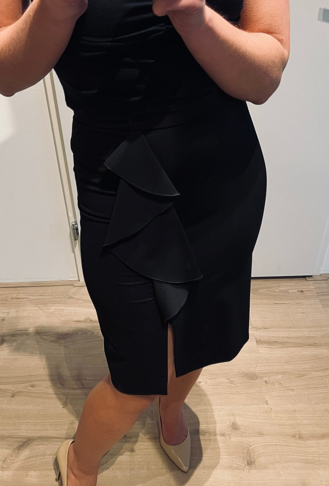 Zwarte Zara Pencil Skirt, maat S, Kleding | Dames, Rokken, Zwart, Ophalen of Verzenden, Zo goed als nieuw, Maat 36 (S)