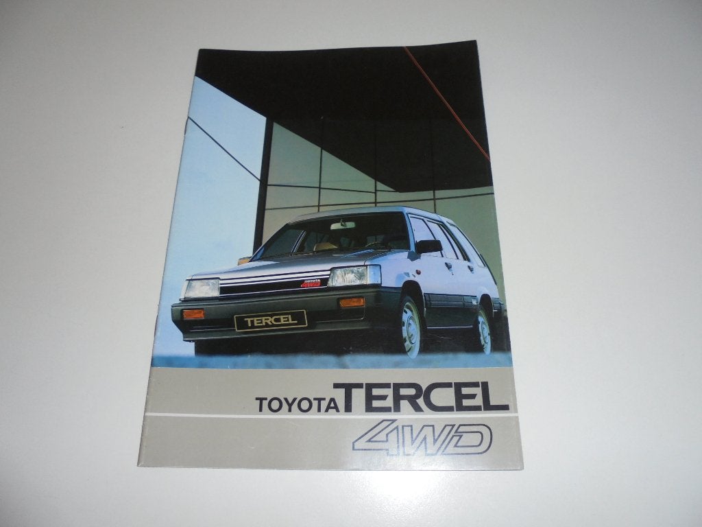brochure Toyota Tercel 4WD  1983, Ophalen of Verzenden, Zo goed als nieuw, Toyota