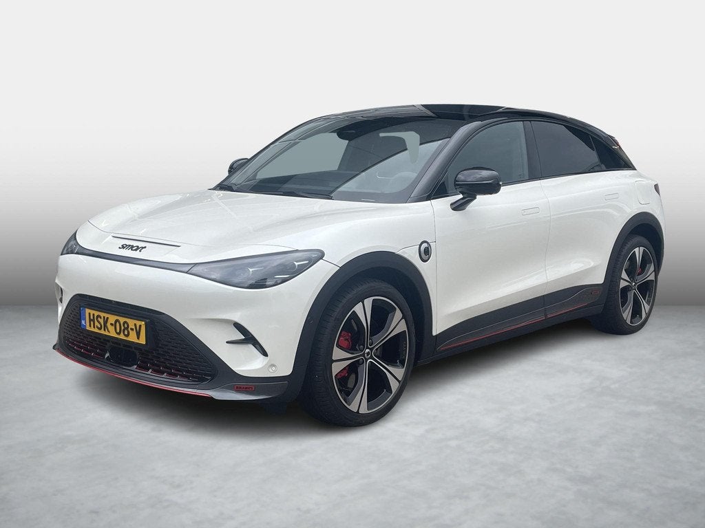 smart #3 BRABUS 66 kWh | Panoramadak | Beats Audio | Elektri, Auto's, Smart, Automaat, 12 maanden, Gebruikt, Zwart