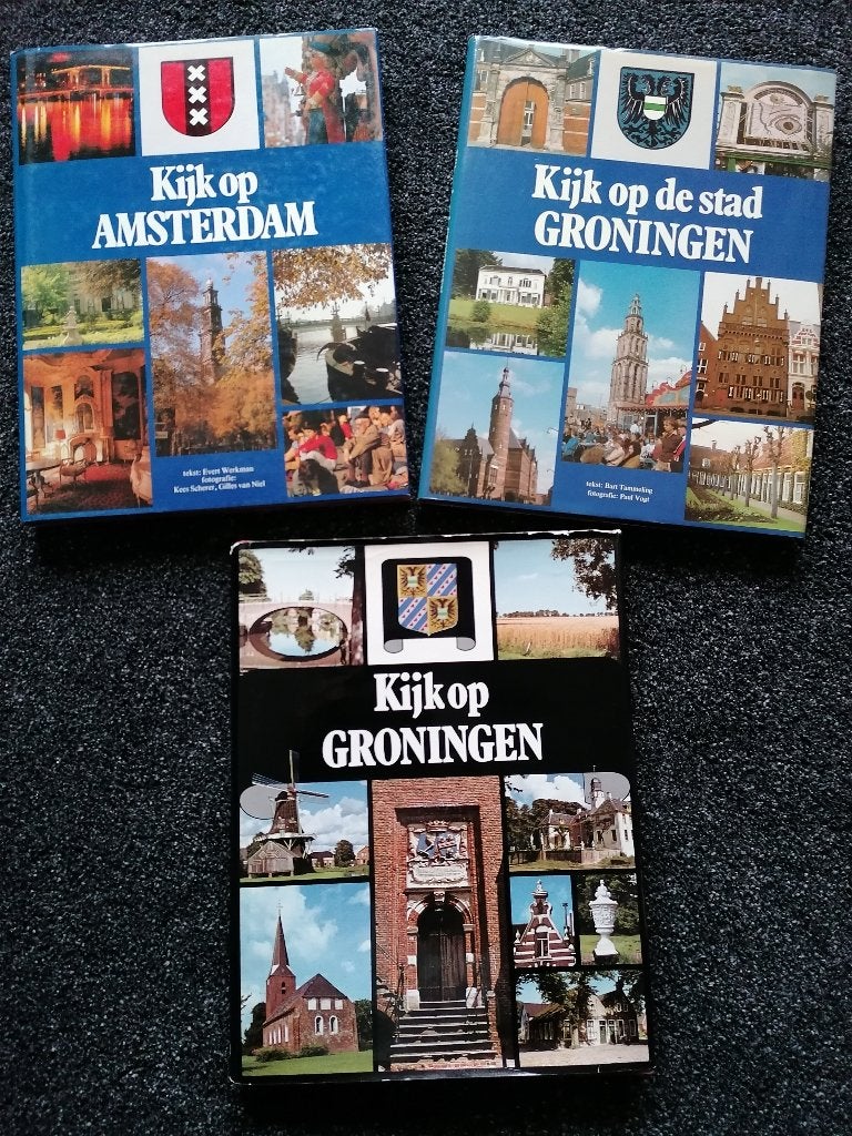 Kijk Op Amsterdam; Kijk Op Groningen; Kijk Op Stad Groningen, Diverse auteurs, Ophalen of Verzenden, 20e eeuw of later, Gelezen