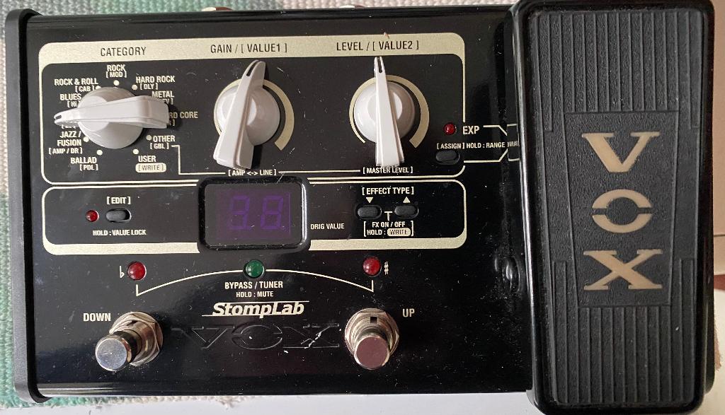 Vox Stomplab IIG modeling guitar effect proccesor, Ophalen of Verzenden, Zo goed als nieuw, Multi-effect