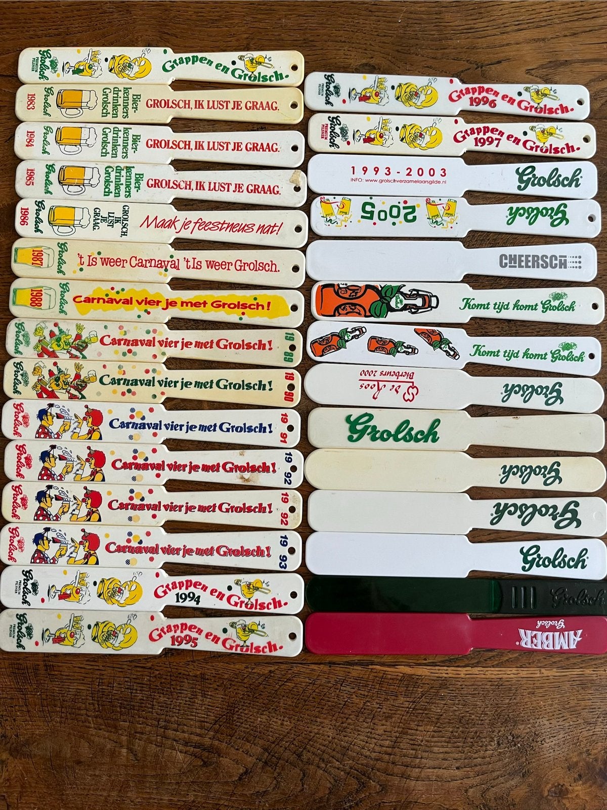 Grolsch afschuimers, Ophalen of Verzenden, Zo goed als nieuw, Grolsch