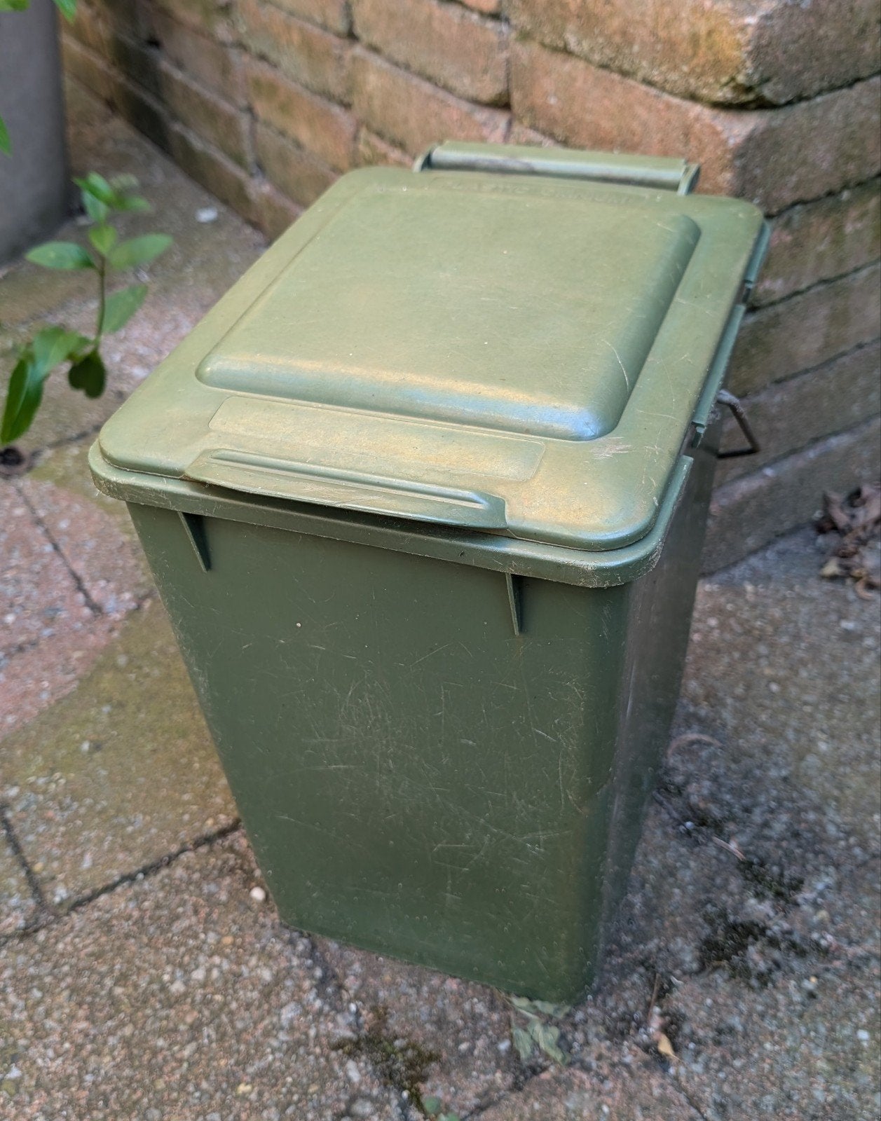 Klein (gft) containertje, Huis en Inrichting, Woonaccessoires | Prullenbakken, Ophalen, Gebruikt, Kunststof