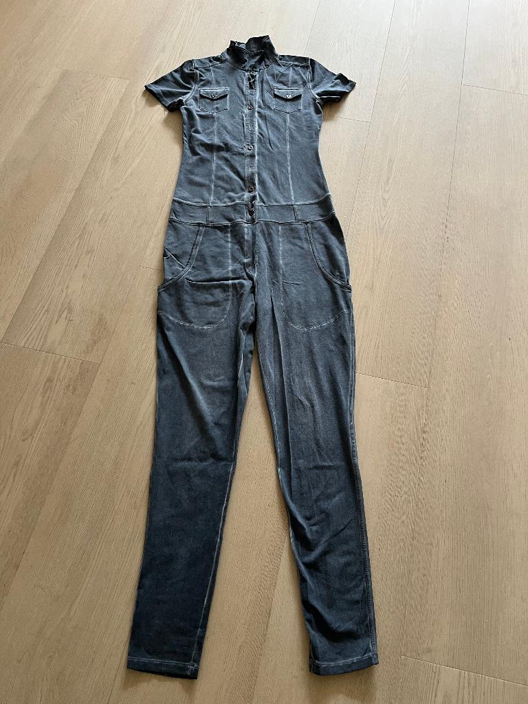 Carola van Benthem jumpsuit (38, M), Maat 38/40 (M), Blauw, Ophalen of Verzenden, Zo goed als nieuw