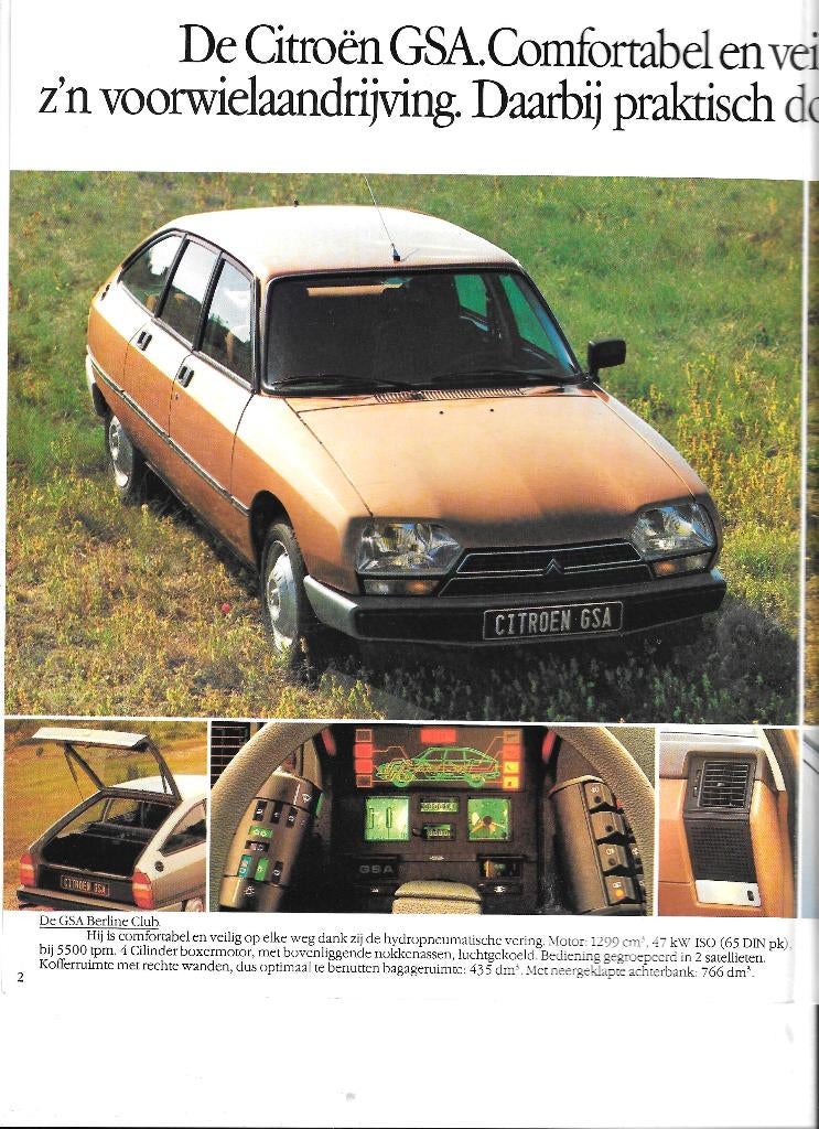 CITROËN GSA   1980, Ophalen of Verzenden, Zo goed als nieuw, Citroën