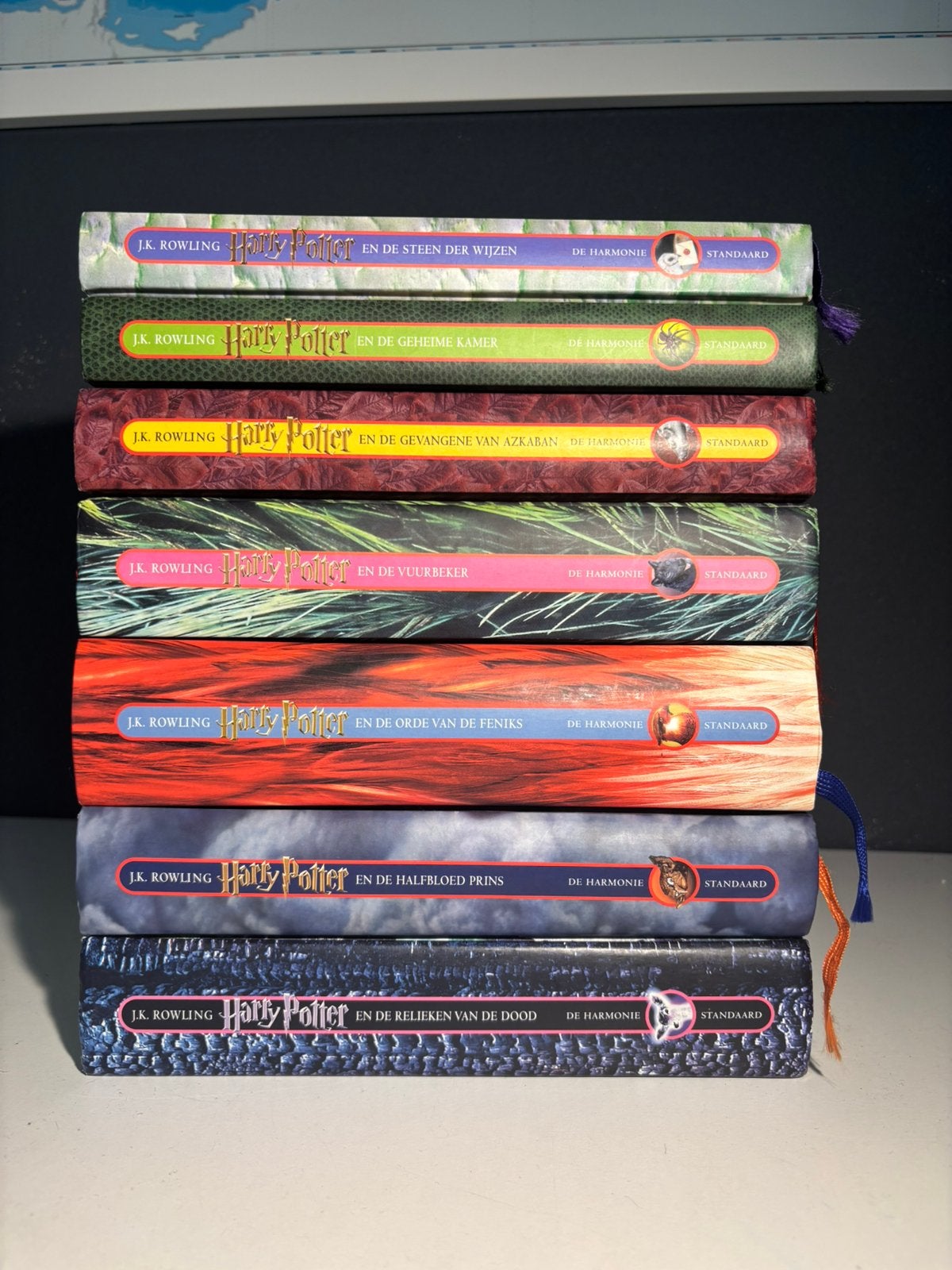 Harry Potter complete boeken reeks hardcover (deel 1 t/m 7), Ophalen of Verzenden, Zo goed als nieuw