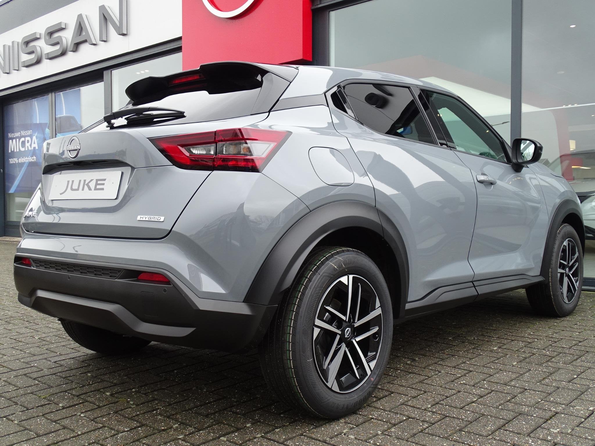Nissan Juke 1.6 Hybrid N-Connecta | DEMO | COLD PACK / METAL, Auto's, Nissan, Stof, Met garantie (alle), Origineel Nederlands