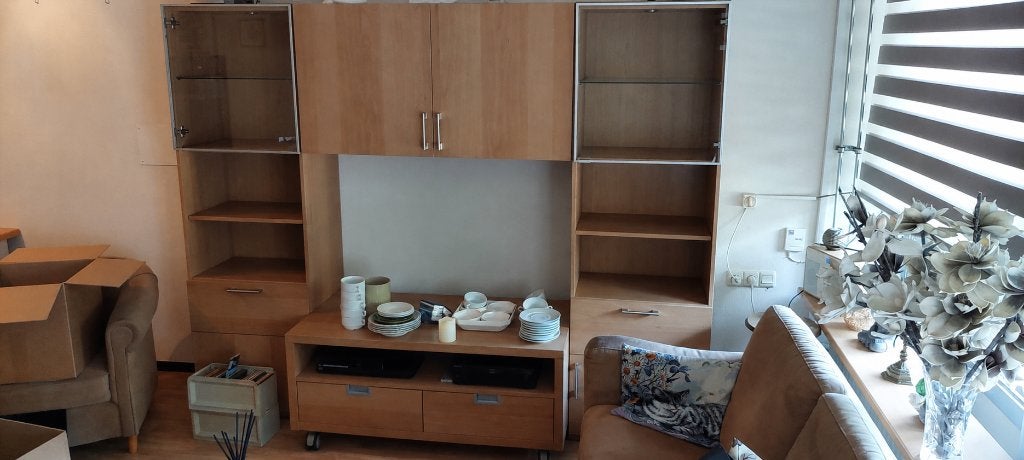 TV meubel, Ophalen, Gebruikt, Overige materialen, 200 cm of meer