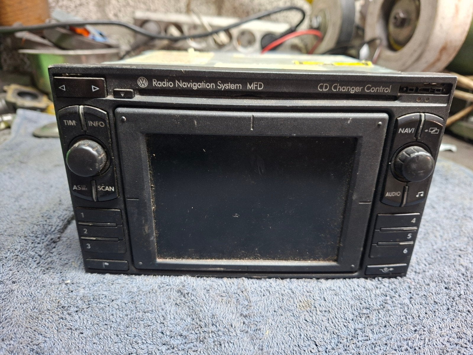 Vw radio navi MFD, Ophalen of Verzenden, Gebruikt