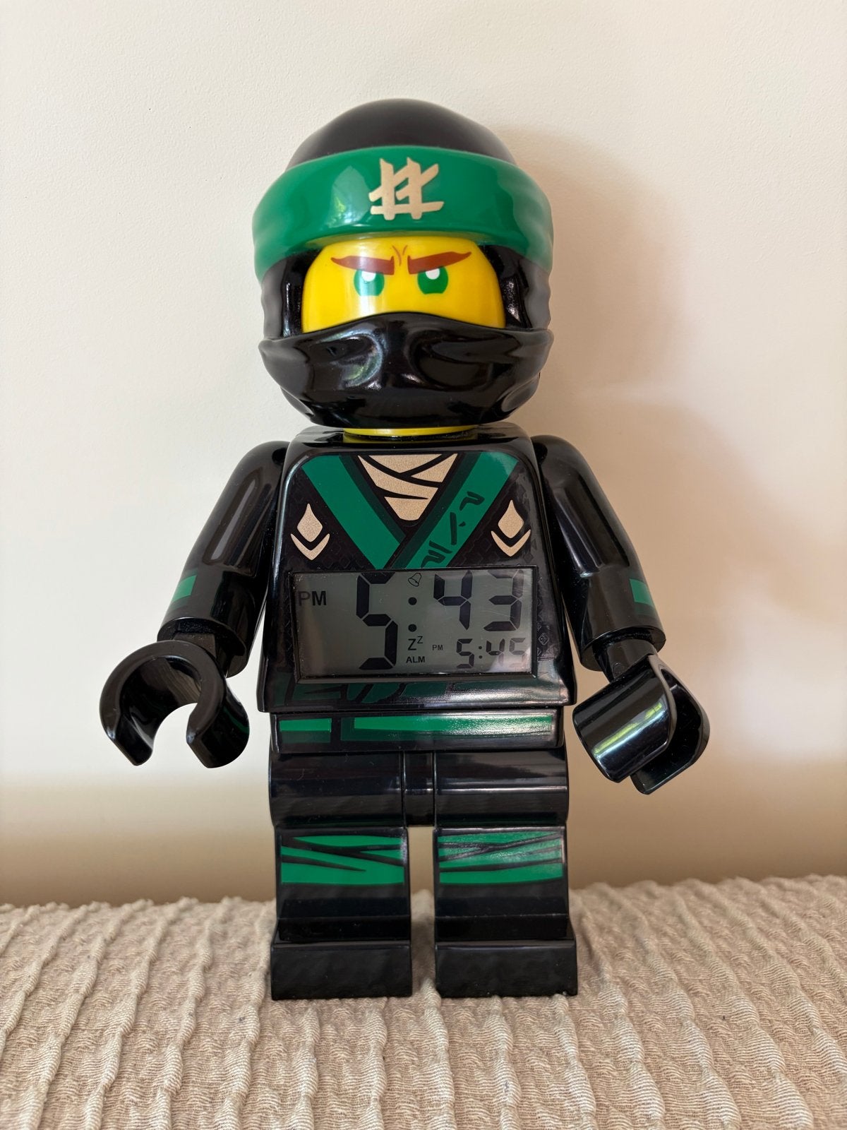 Lego Ninjago Lloyd Wekker - Grote Minifiguur Klok, Ophalen, Zo goed als nieuw, Overige merken