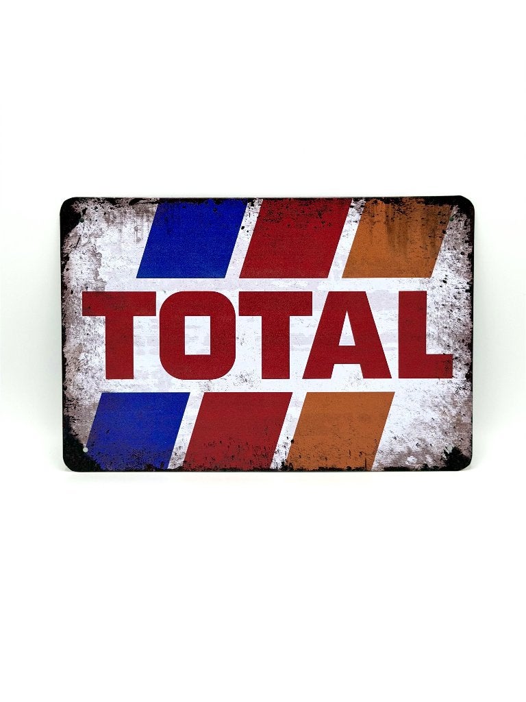 Total benzine bord | Citroen Peugeot | 20x30cm, Verzenden, Nieuw, Reclamebord