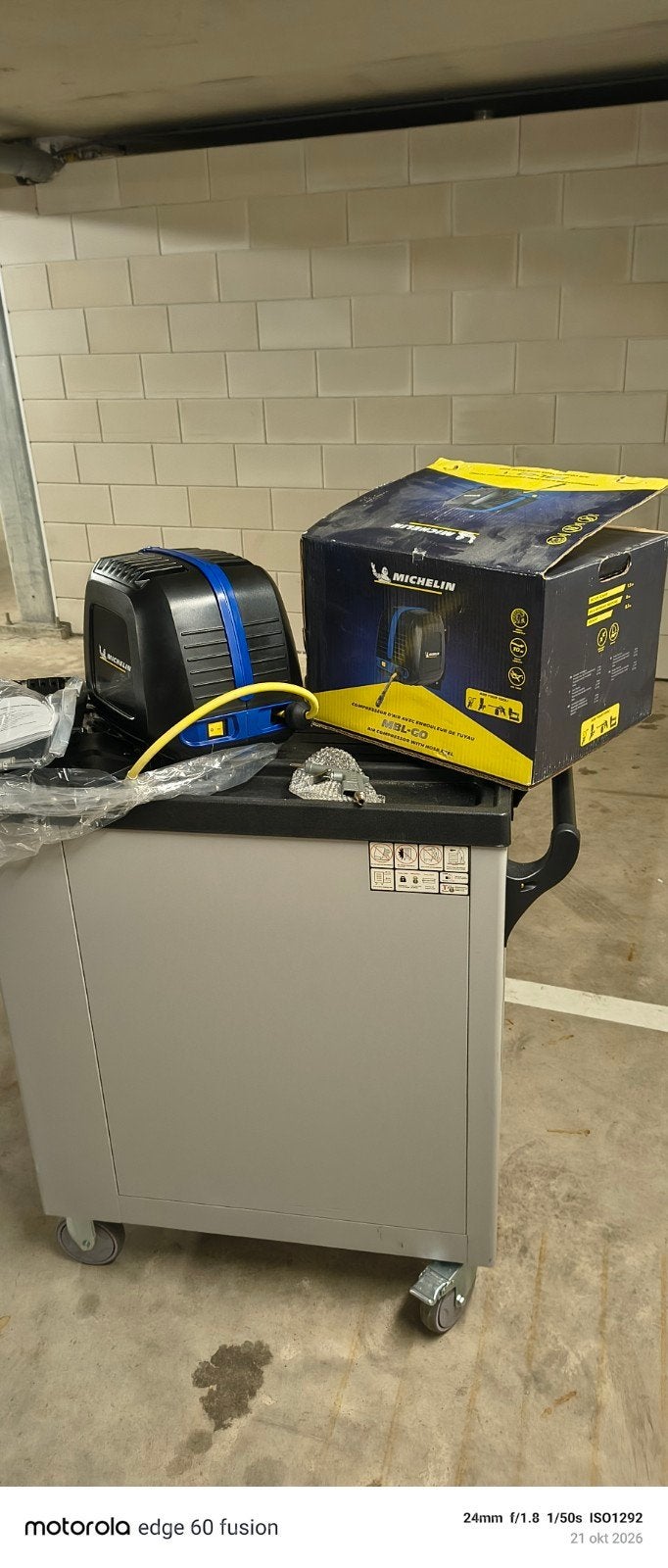 Michelin MBL-CO Draagbare Compressor met Accessoires, Minder dan 25 liter, Ophalen, Nieuw, Minder dan 200 liter/min