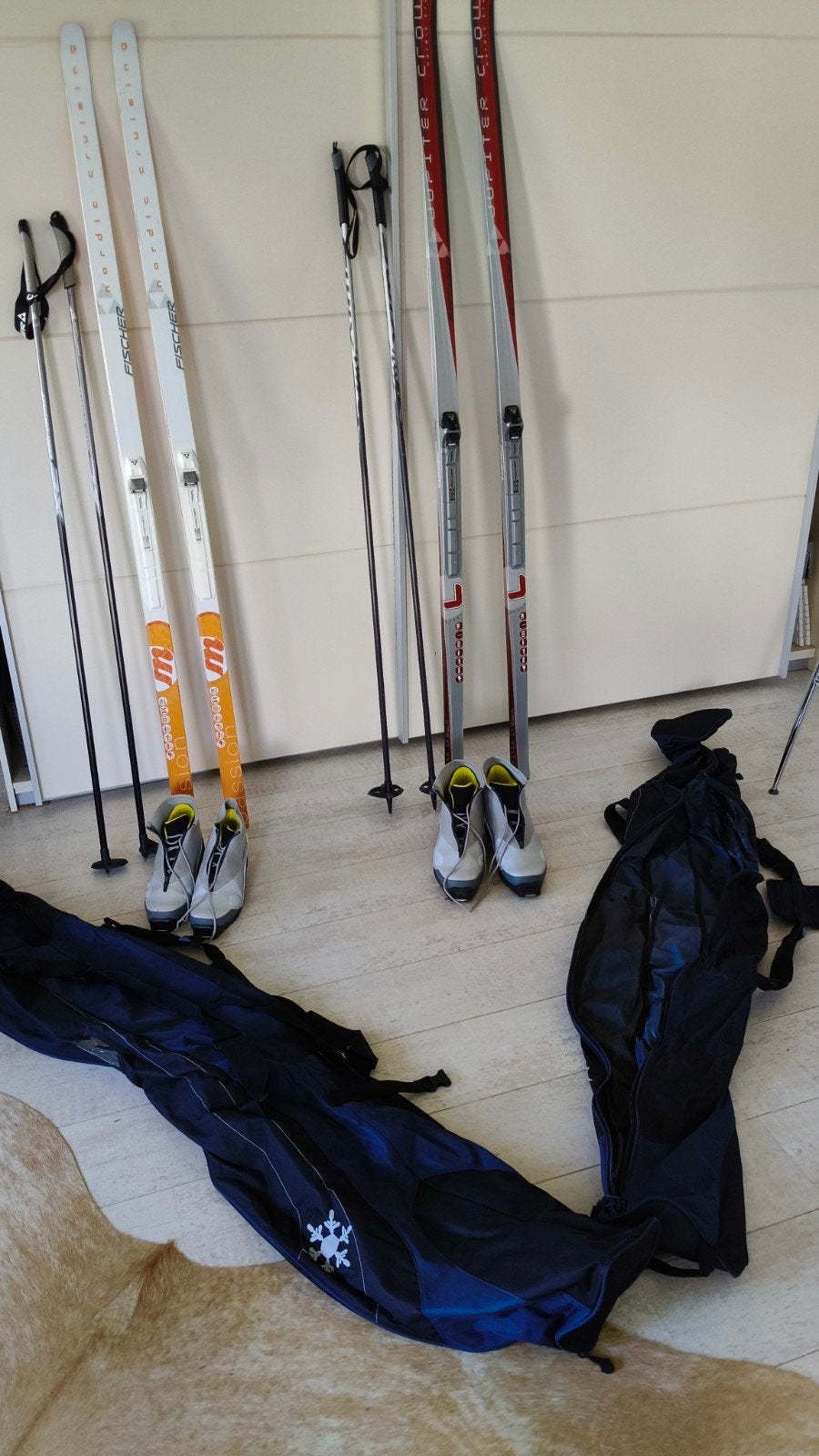 2 langlaufsets Fisher € 250 of  1 set € 150, Ophalen, Zo goed als nieuw, Ski's, Fischer