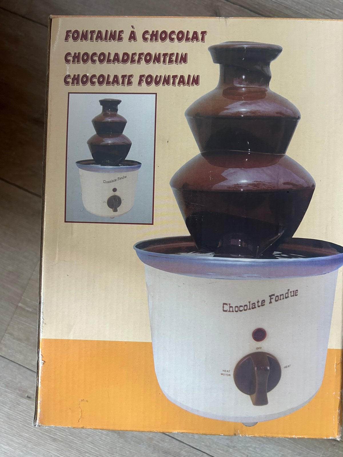 Chocolade fontein, Ophalen, Zo goed als nieuw, Elektrisch, Fondueset