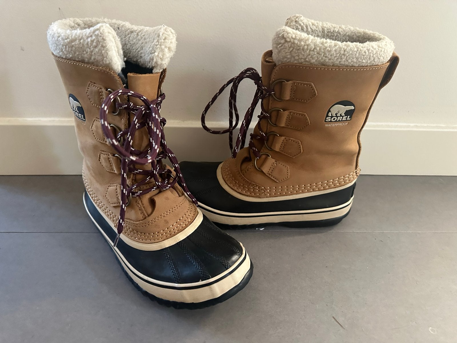 Sorel snowboots, maat 37, zo goed als nieuw, Ophalen of Verzenden, Zo goed als nieuw, Bruin, Snowboots