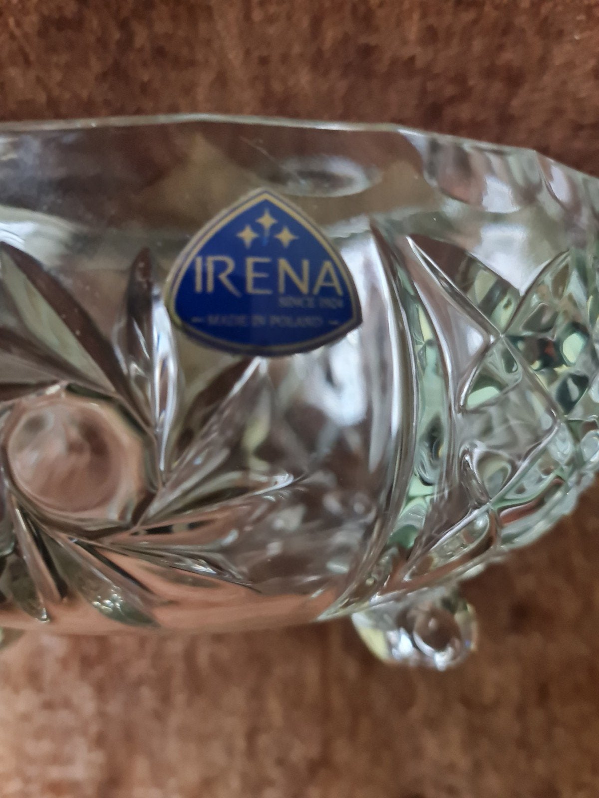 Irena Kristallen Fruitschaal - 24cm - Made in Poland, Antiek en Kunst, Ophalen of Verzenden