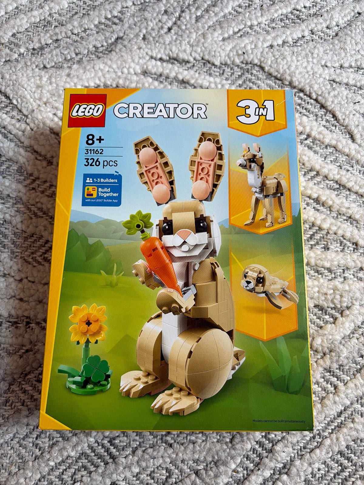 Nieuwe LEGO Creator 3 in1 Konijn (31162) - Ongeopend, Ophalen, Lego, Nieuw, Compleet
