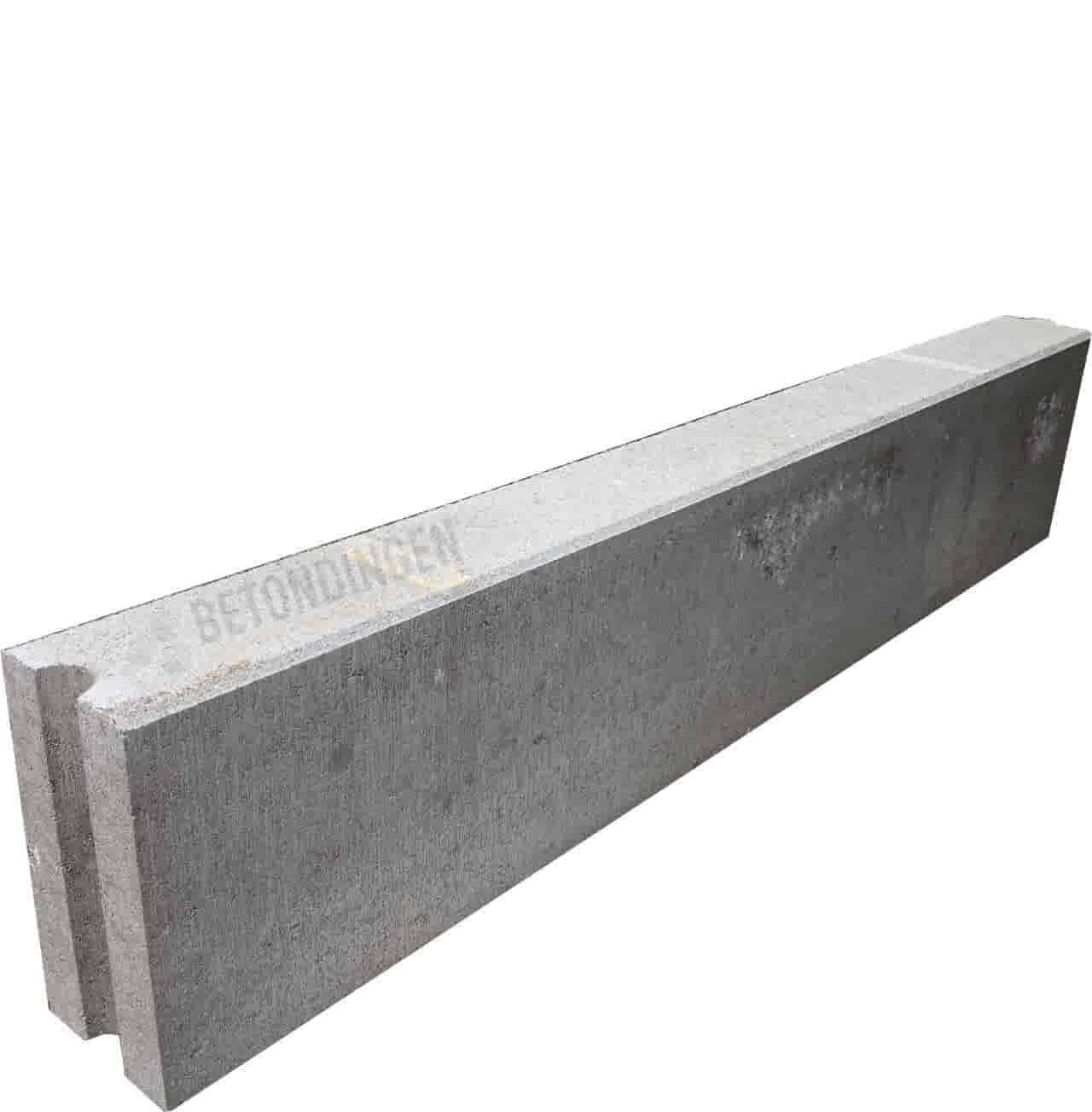 Betonnen opsluitband - 10x30x100 - grijs - drie stuks, Ophalen, Nieuw, Minder dan 25 cm, Beton