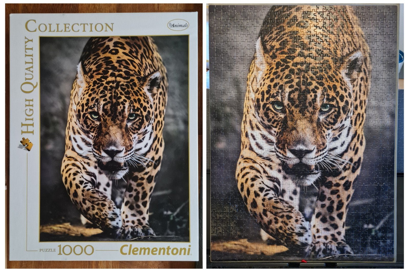 Puzzels katachtigen 1000 stukjes, Hobby en Vrije tijd, Ophalen of Verzenden, 500 t/m 1500 stukjes, Legpuzzel